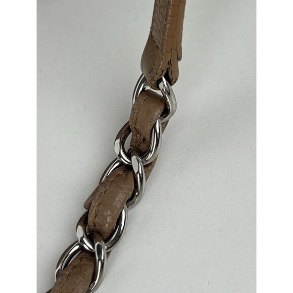 CHANEL Caviar Timeless CC Accordion Flap Beige Shoulder Bag - Picture 11 of 16